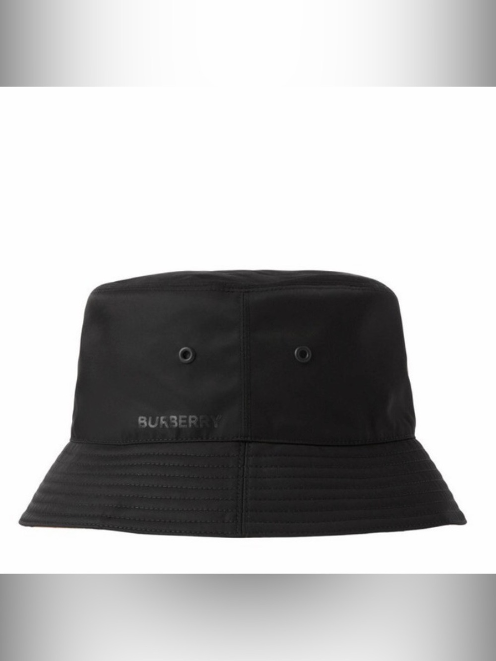 Burberry Reversible Icon Stripe Bucket Hat